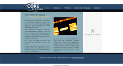 Desktop Screenshot of corestaging.com
